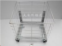 供應(yīng)不銹鋼電解洗衣柜拉籃/儲(chǔ)物籃
