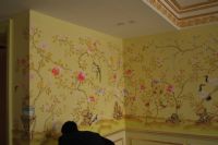 絲綢手繪墻紙