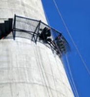 煙囪安裝平臺(tái)，安裝煙囪避雷針